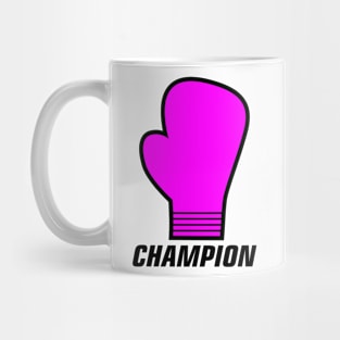 Athletic champion workout and gym t shirt for athletes and sportsperson. Mug